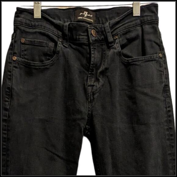 7 for All Mankind Slimmy Luxe Performance Rinse Blue Jeans Men's Size 29" - Picture 3 of 7